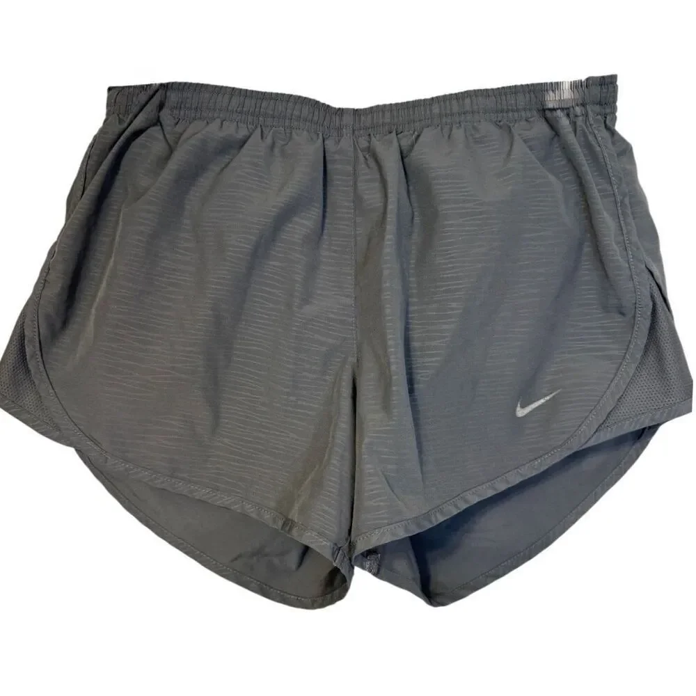 Nike Dri-FIT Tempo Running Shorts Set of 2 Black & Gray Small